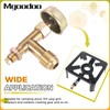 Mgoodoo 3/8" Male Swivel Flare Propane Gas Inlet Range Cooking