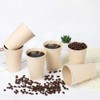 JAYEEY Disposable Coffee Cups Bamboo Paper Cups Coffee Cups, Brown