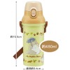 Skater (Skater) Bottle for Children, Direct Drink, 480ml, Plastic, One-Touch,
