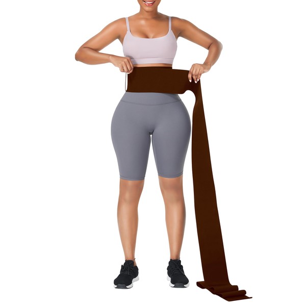 FeelinGirl Waist Trainer for Women Bandage Wrap Sauna Belt Long