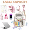 CAMTOP Clear Backpack Heavy Duty Transparent Bag See Through BookBag