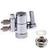 Realgoal Two Way 1/4" Brass Diverter Valve Chrome for Water