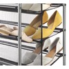 Whitmor 4-Tier Metal & Mesh Shoe Rack, Gunmetal