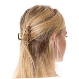 WOONEKY Alloy Hair Claw Clips Set 4 Styles Hair Clamps for Ponytail Headwear for Women Girls