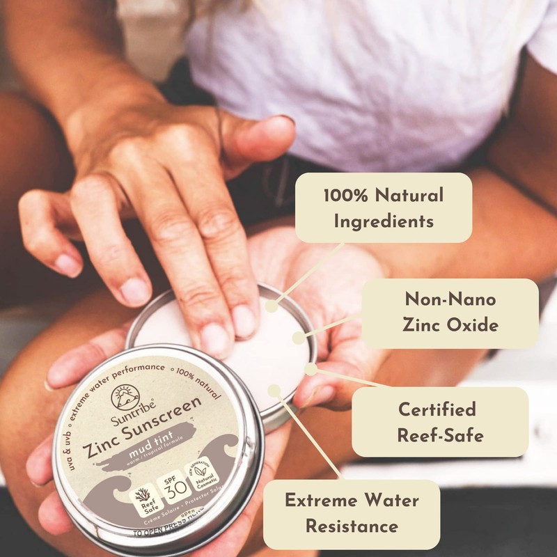 Suntribe Organic Sun Cream - Face & Sport - SPF