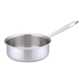 Endoshoji ASTH501 Commercial Torino Saute Pan, 5.9 inches (15 cm), Induction Compatible Pot, Aluminum Clad, 3-Layer Steel, Made in Japan