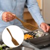 2 Pieces Cooking Spatula, 1 Piece Wooden Wooden Spoon, Chef
