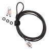 Laptop Cable Lock with 2 Keys Adjustable Length Flexibility Theft