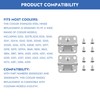 Cooler Stainless Steel Hinge Replacement for Coleman Ice Chest -