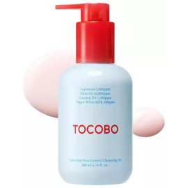 Tocobo 토코보 칼라민 모공 컨트롤 클렌징 오일 200ml / 6.76파운드 블랙헤드 메이크업 케어 딥 마더 데이 Tocobo Calamine Pore Control Cleansing Oil 200ml / 6.76fl.oz Blackhead Makeup Care Deep Mother Day