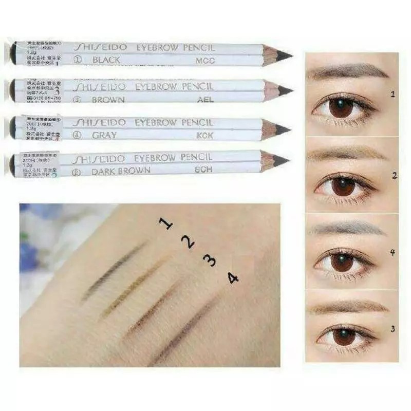 Shiseido Japan Eyebrow Pencil- (Choose color-Black/Da - #3 Brown