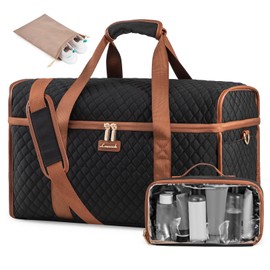 LOVEVOOK Hospital Bag For Women Labor Delivery, Overnight Bag Weekender Bags For Women Travel Duffle Bag With Toiletry Bag, Carry On Personal Item Travel Bag For Airplanes