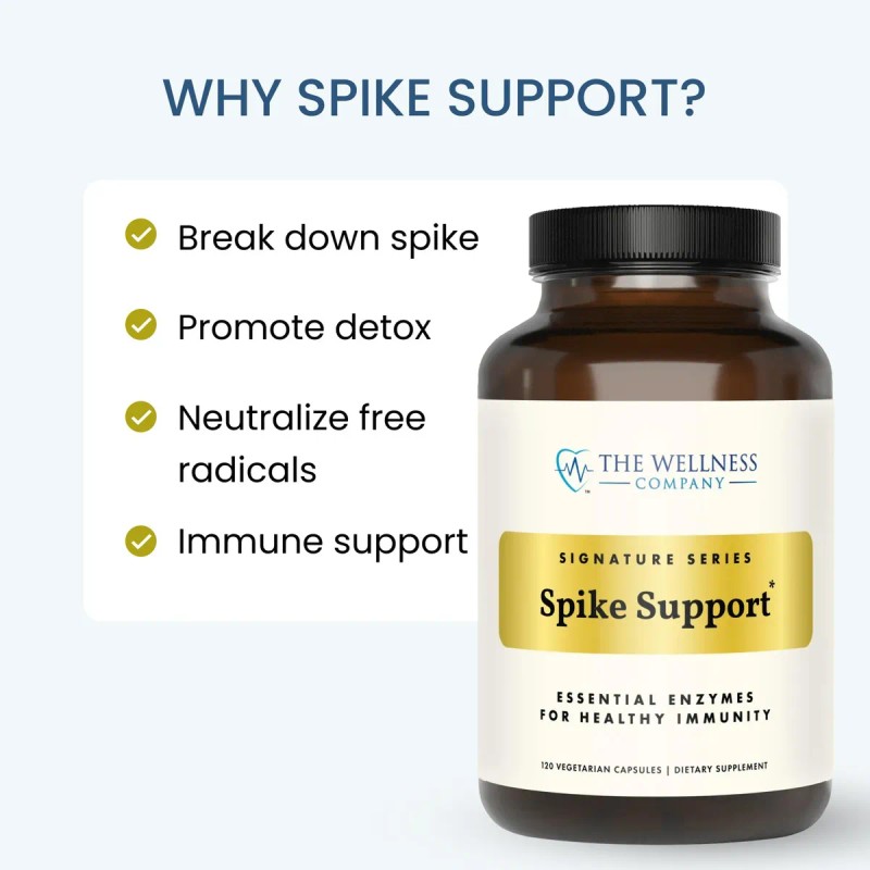 Suplemento The Wellness Company Signature Series Enzimas De Spike Support