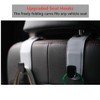 Qirc Auto Hooks, 2 Pcs Leather Car Storage Organiser Bag