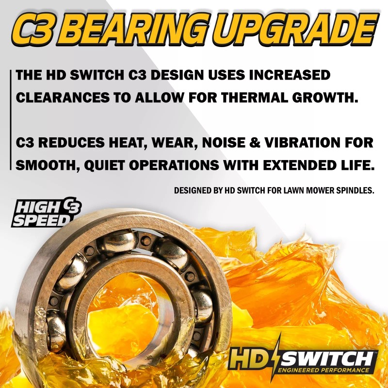 HD Switch (2 Pack) Wheel Caster Fork Bearings fits Bad