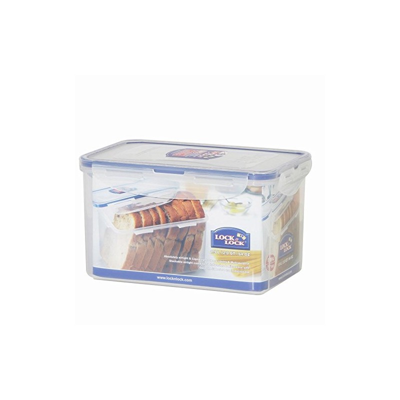 Lock & Lock 1.9 Litre Rectangular High Quality Food Storage