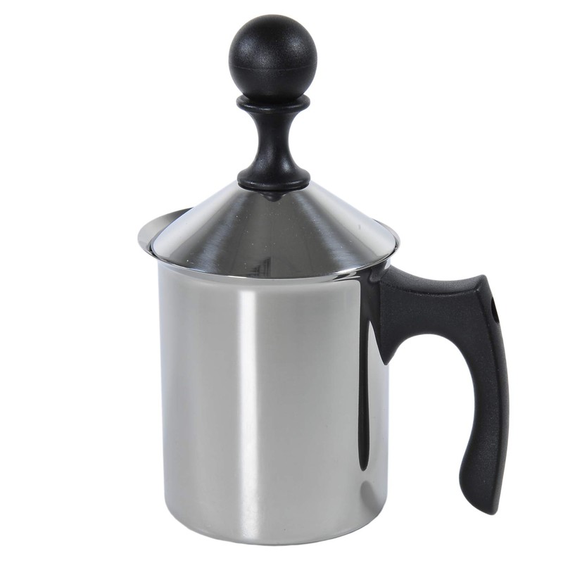 ILSA Breakfast! Milchaufschäumer, Doppelfilter, Edelstahl 18/10, Tassen 3, cl 40