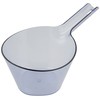 Pearl Metal Bath Water Bath, Blue, Total Length 11.2 x