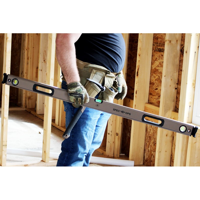 Spec Ops Tools 48" Box Beam Level, Tourniquet Bungee System,