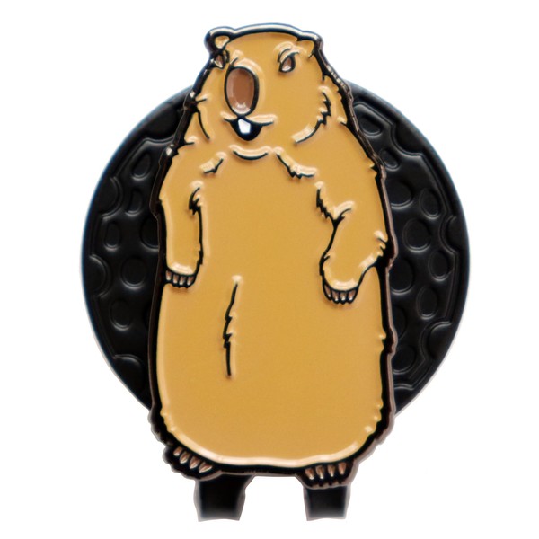 Golf Marker, Marmot Hat Clip, Detachable Magnetic (Magnetic) Cute Animal