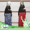 Black Neck Tie Hangers for Retail, Economic Plastic Tie Hooks