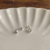 Silver Earrings, 925 Silver, 925 Silver, Hypoallergenic, Circle, Round, Small,