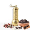 Glios Decorative Handmade Coffee Grinder, Refillable Turkish Spice Mill, Manual