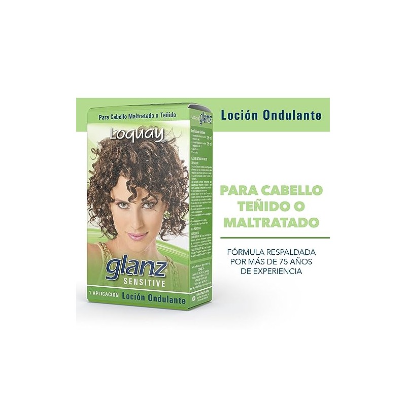 Ondulante Permanente Cabello Teñido Glanz Sensitive Loquay
