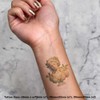4 x 'Greek Woman Bust Statue ' Temporary Tattoos -