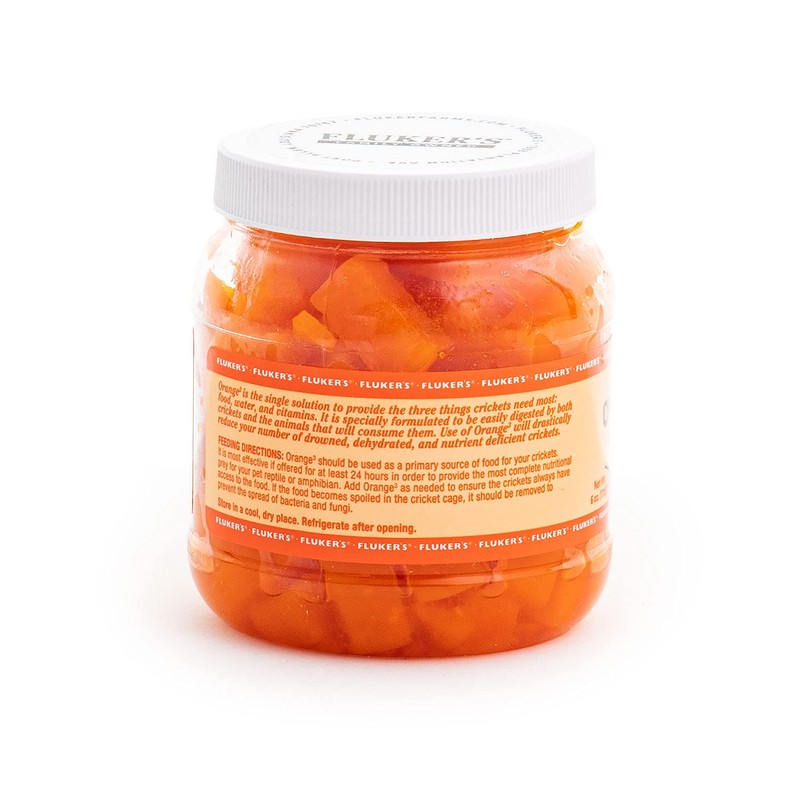 Fluker's Orange Cube Complete Cricket Diet, Gut Load Food for