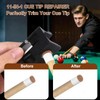 11-in-1 multifunctional cue repair kit,tip shaper,cutter,pricker,cleaner,billiards supply,portable maintenance tool for