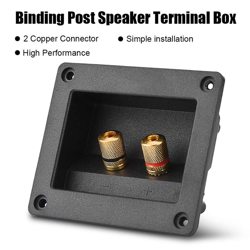 Speaker Terminal Box, Acoustic Components for HiFi Speaker 2 Copper