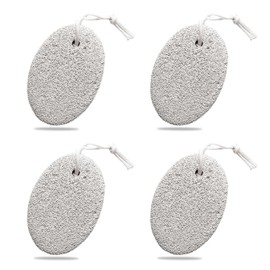 zoerbufan Pumice Stone Foot Care, Callus Remover Pumice Stone for Feet and Hands, Foot Scrub for Perfect Callus and Skin Hardening Removal, Lava Stone Foot Care Pack of 4