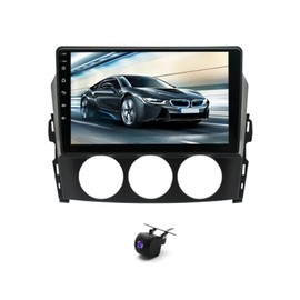 Slakerbe fit for Mazda MX-5 Radio Upgrade 2006-2021,9 Inch Touch Screen Car Stereo Multimedia Player with Wireless Carplay and Android Auto WiFi GPS Navigation DSP Bluetooth Backup Camera