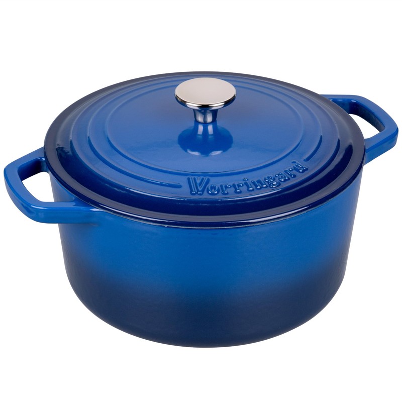 VORRINGARD Enameled Cast Iron Dutch Oven Pot with Lid, for