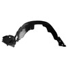 TRQ Front Right Inner Fender Liner Black Passenger Side Compatible