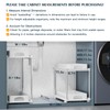 VERIFOST 2 Pack Under Sink Organizers and Storage, Double Sliding