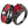 Ringskull Skull Rings His and Hers Couple Rings Skeleton Rings