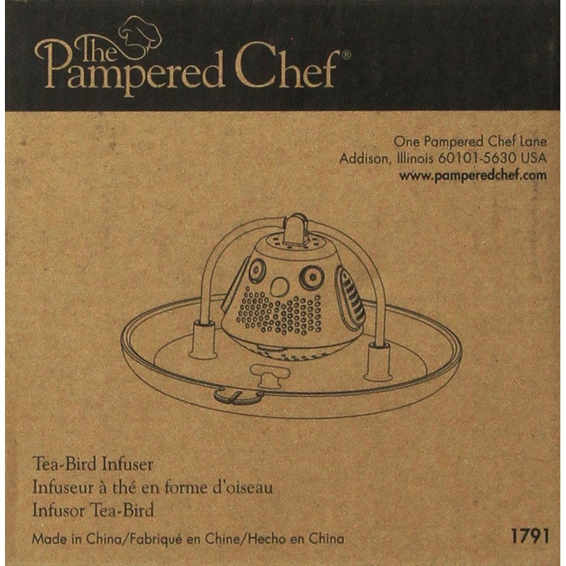 Pampered Chef Loose Tea Steeper Bird Infuser 1791
