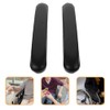 EXCEART Wheelchair Armrest Pads 2 Pcs Black 33.40X5.10X3.00cm