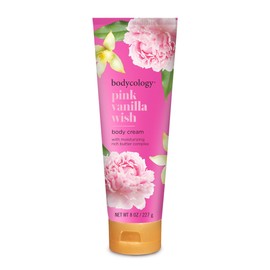Bodycology Shea Butter Body Cream, Pink Vanilla Wish, 8 oz