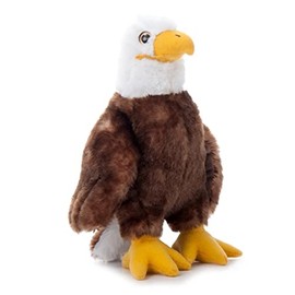 The Petting Zoo Bald Eagle Stuffed Animal, Gifts for Kids, Wild Onez Zoo Animals, Bald Eagle Plush Toy 9 inches