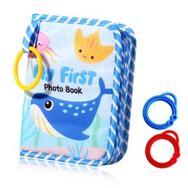 Baby Photo Album,First Year Memory Album Dinosaur Baby Memory Books Babies Photo Book Albums My First Year Photo Album Soft Cloth Album for Family Newborns Toddlers Babies Shower