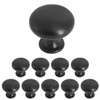 Probrico 10 Pieces Solid Cabinet Door Knob Dresser Handle Mushroom