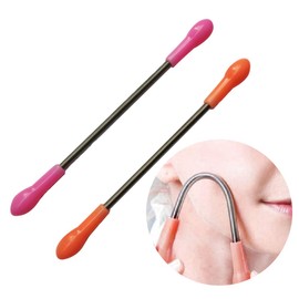 HEALLILY 2Pcs Spring Facial Hair Remover, Hair Removal Spring for Lip, Chin, Cheeks