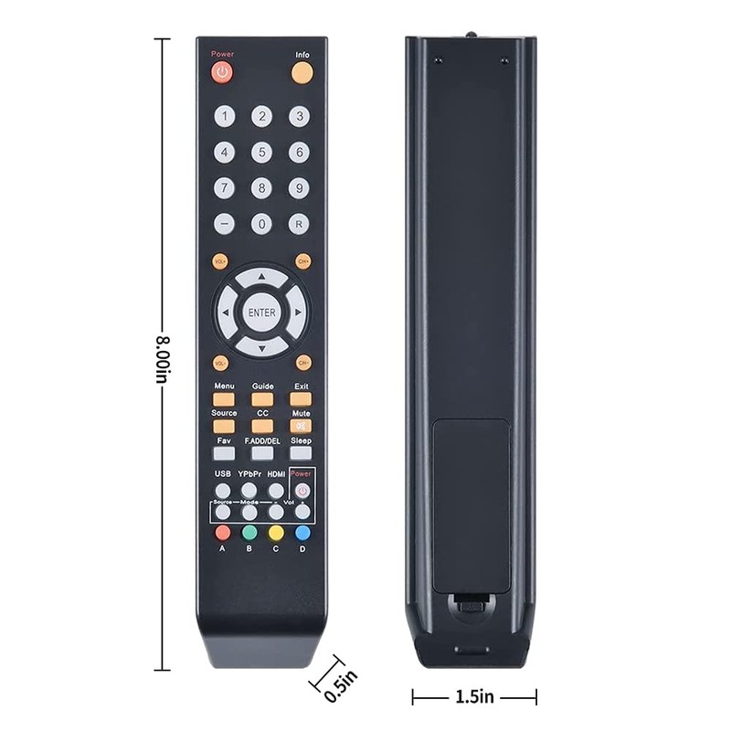 8142026670003C Universal Replacment Remote Control Compatible for All Sceptre TV