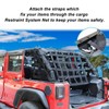 MFC New Black Trail Cargo Net Cargo Restraint System Net