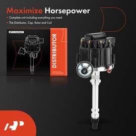 A-Premium Ignition Distributor with Cap and Rotor Compatible with Buick Regal, Century, Skylark & GMC B6000, Brigadier, C15, C15 Suburban, C2500, C35, G1500, G2500, Jimmy, K25, P3500, R3500, V3500