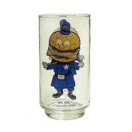 McDonald’s Collector Series Big Mac Drinking Glass Tumbler 16oz