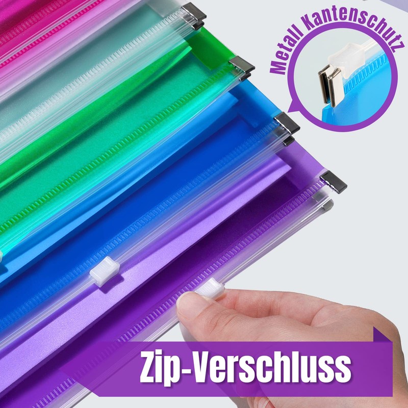 LEOBRO Document Folder DIN A4 & A5, Pack of 10,